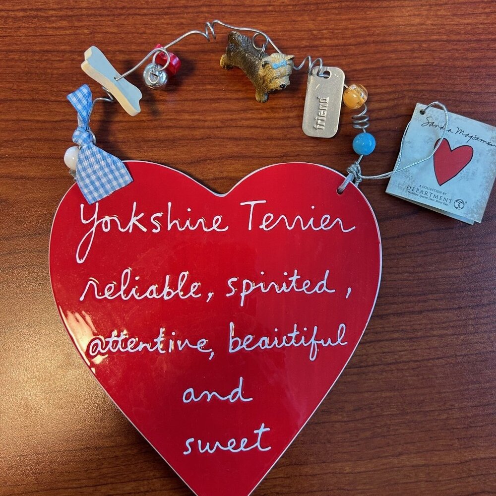 Yorkie Hanging Sign
